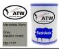 Preview: Mercedes-Benz, Gray Metallic (matt), DB-7177: 500ml Lackdose, von ATW Autoteile West.